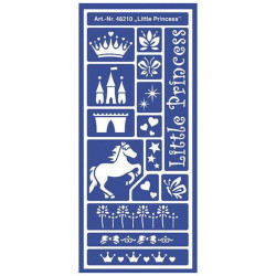 C.KREUL - Home Design - Stencil - Motif Stencil "Little Princess" - 48210