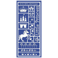 C.KREUL - Home Design - Pochoir - Motif Stencil "Little Princess" - 48210