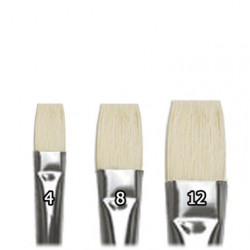 NID'ART - Pro Stroke - Soies de Porcs - Plat - Huile & Acrylique