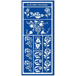 C.KREUL - Home Design - Stencil - Motif Stencil "Floral Design" - 45522
