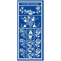 C.KREUL - Home Design - Stencil - Motif Stencil "Floral Design" - 45522