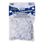 C.KREUL - Lot de 200 Strass - Bijoux Pearly - Blanc Nacré