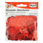 MEYCO - Confettis - Coeurs Rouges - Sachet de 20g