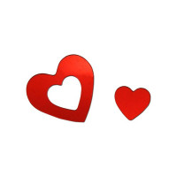 MEYCO - Confetti - Red Hearts - Bag de 20g