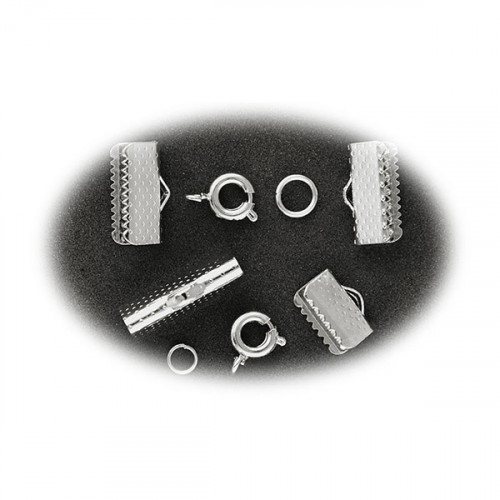 MEYCO - Chain Catch with Bridge - 10, 12 & 15mm - Lot of 3 - Silver