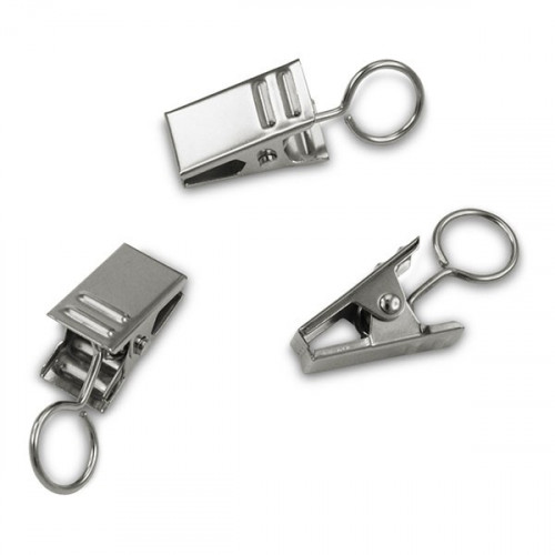 MEYCO - Clips en Métal avec Oeillet - 18mm - 15 Pièces