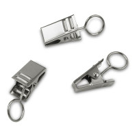 MEYCO - Clips en Métal avec Oeillet - 18mm - 15 Pièces