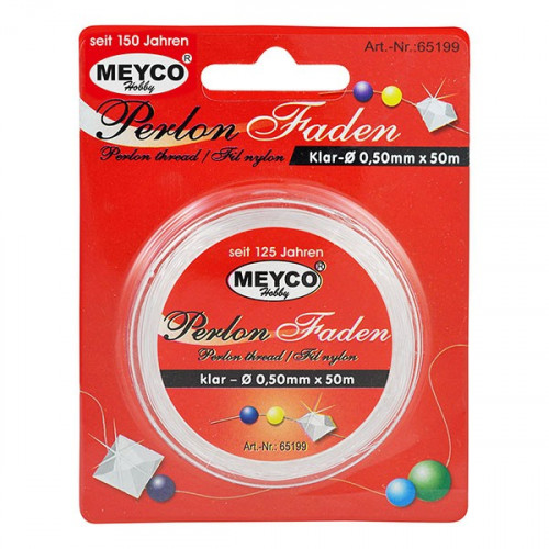 MEYCO - Perlon Thread - Transparent - 0.3mm x 50m