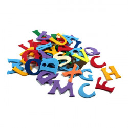 MEYCO - Foam Rubber Letters - 78 Pieces - 20mm