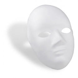 MEYCO - Masque en Papier Mâché - Visage Entier - 21cm