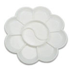 MEYCO - Plastic Mixing Pallet - White - Ø 14cm