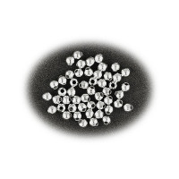 MEYCO - Beads – Squeeze Fitting - Rounds - Ø 1,5mm - Bag of 60 - Silver