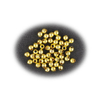 MEYCO - Beads – Squeeze Fitting - Rounds - Ø 1,5mm - Bag of 60 - Gold