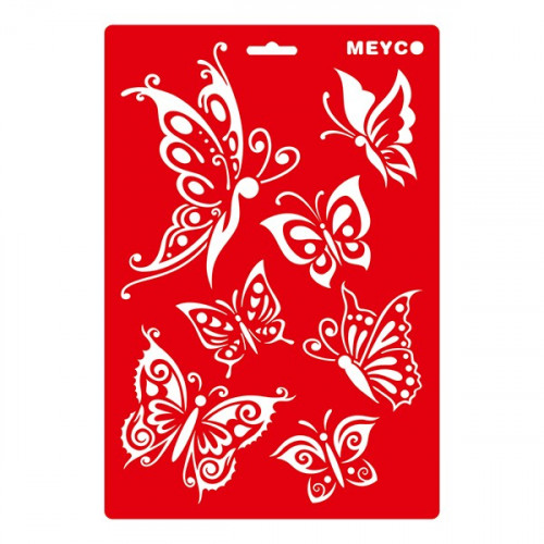MEYCO - Pochoir - 20 x 31 cm - 66015 - Papillons