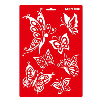 MEYCO - Pochoir - 20 x 31 cm - 66015 - Papillons