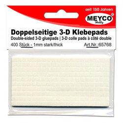 MEYCO - Double-Sided 3-D Gluepads - 1mm