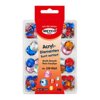 MEYCO - Acrylic Diamonds - Ø 6-18mm - 30g - 'Colors'