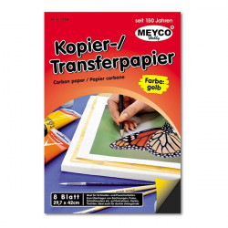 MEYCO - Papier Carbone / Papier Transfert - Jaune - A3 - 8 Feuilles
