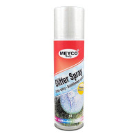 MEYCO - Glitter Spray - 100ml Aerosol - Silver