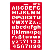 MEYCO - Pochoir - 20 x 31 cm - 66050 - Écriture - 23mm