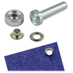 MEYCO - Eyelets - Silver - Ø 5mm - 40 Pieces