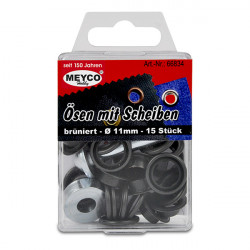 MEYCO - Eyelets - Browned - Ø 11mm - 15 Pieces