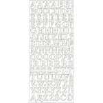 MEYCO - Stickers Décoratifs - Taille de la Feuille 10 x 23cm - Alphabet - Or