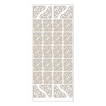 MEYCO - Decorative Stickers - Sheet Size 10 x 23cm - Borders - Gold