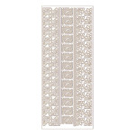 MEYCO - Stickers Décoratifs - Taille de la Feuille 10 x 23cm - Bordures - Or