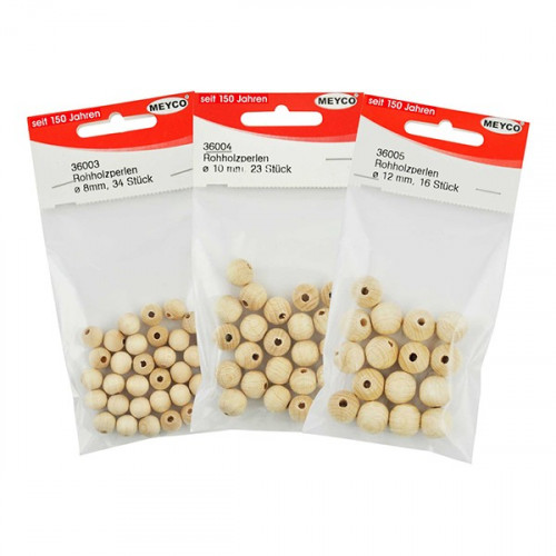 MEYCO - Boules en Bois - Différentes Tailles