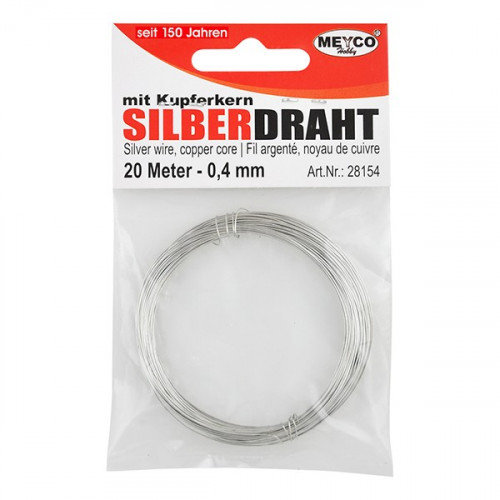 MEYCO - Copper Wire - Silver Coated - Blister