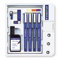 STAEDTLER - Mars® Matic 700 - Stylo Pointe Tubulaire - Coffret 700 S4 M