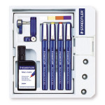 STAEDTLER - Mars® Matic 700 - Stylo Pointe Tubulaire - Coffret 700 S4 M