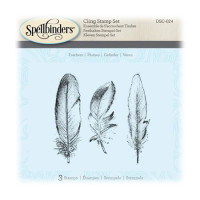 Spellbinders - Tampon - 3D / Ombres - Plumes
