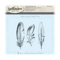 Spellbinders - Tampon - 3D / Ombres - Plumes