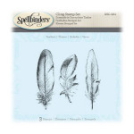 Spellbinders - Stempel - 3D Shading Stamps - Feathers