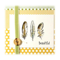 Spellbinders - Stempel - 3D Shading Stamps - Feathers