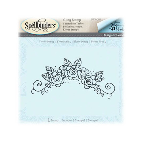 Spellbinders - Stempel / Stamp - Flower Swag V5