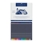 Faber-Castell - Colour Pencil Permanent Goldfaber - Metal Tin of 24