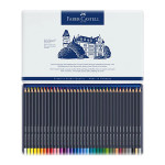 Faber-Castell - Crayon Goldfaber Permanent - Boîte Métal de 36 Pièces