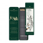 Faber-Castell - Watersoluble Pencil Graphite Aquarelle - Tin of 5