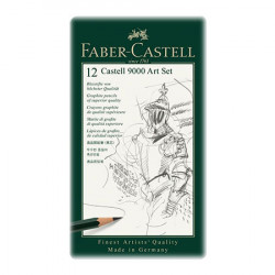 Faber-Castell - Set of 12 Graphite Pencil Castell 9000 - Art Set