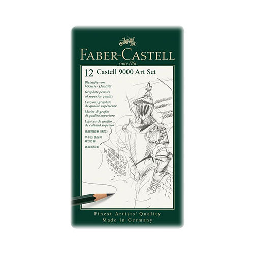 Faber-Castell - Set of 12 Graphite Pencil Castell 9000 - Art Set