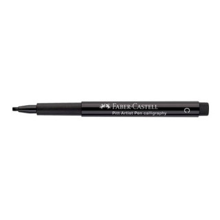 Faber-Castell - Feutre PITT® Artist Pen - Pointe Calligraphy (C) -  Noir, Blanc ou Magenta