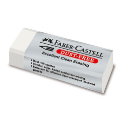 Faber-Castell - Gomme DUST-Free - Blanc