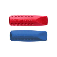 Faber-Castell - Eraser Cap - Grip 2001 - Red & Blue