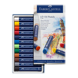 Faber-Castell - Pastels à l'Huile - Étui de 12