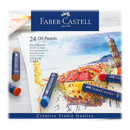 Faber-Castell - Pastels à l'Huile - Étui de 24