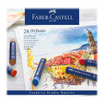 Faber-Castell - Oil Crayons - Cardboard Box of 24
