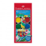 Faber-Castell - Pastilles de Gouache - Boite de 12 Couleurs